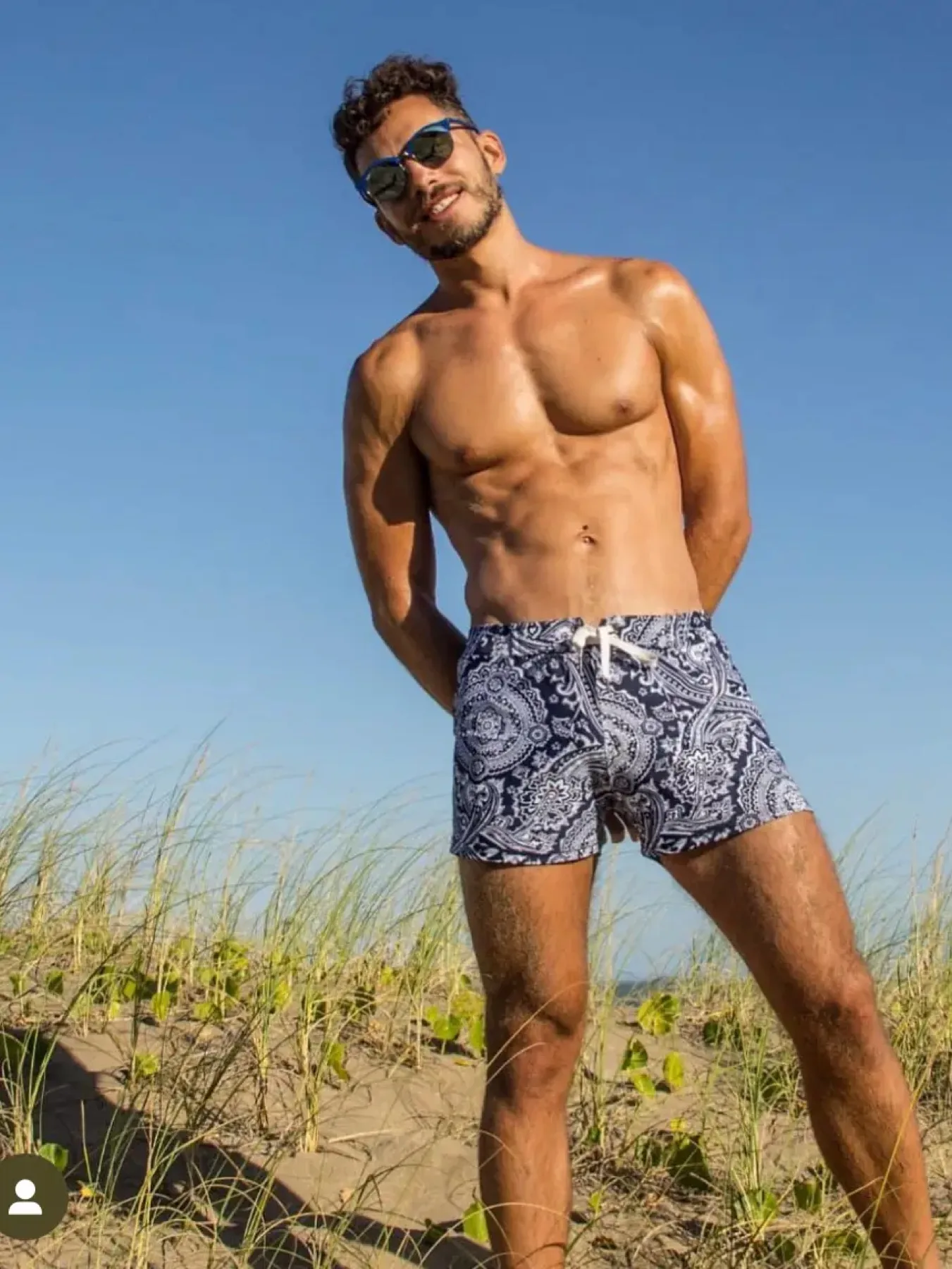 Short de baño Capri Bulgary de Calypsonia para hombre